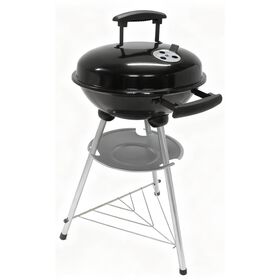 Barbecue Carv&atilde;o 45x42x71cm Preto Alfama BBQ Collection