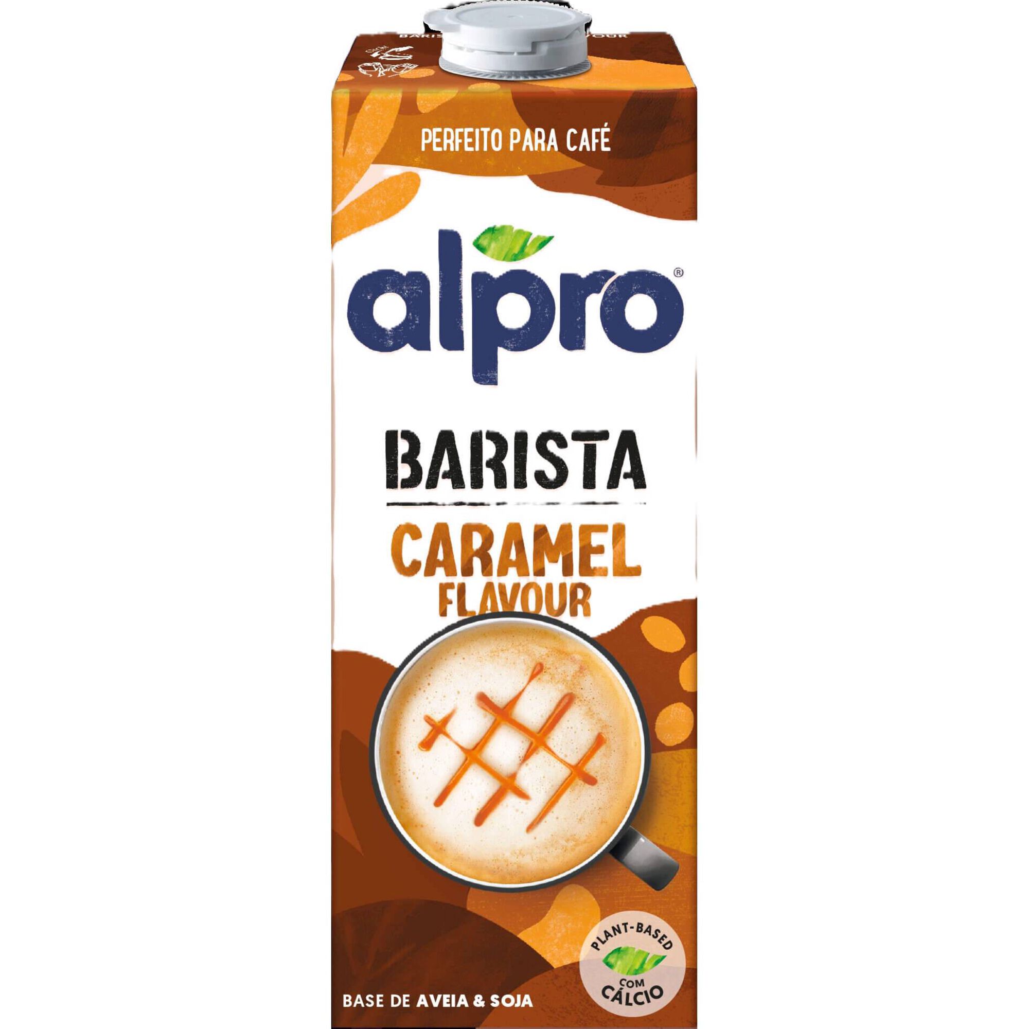 Bebida Vegetal de Aveia e Soja Caramelo Barista Alpro