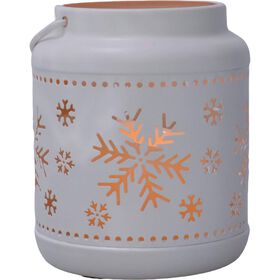 Lanterna de Metal Branca