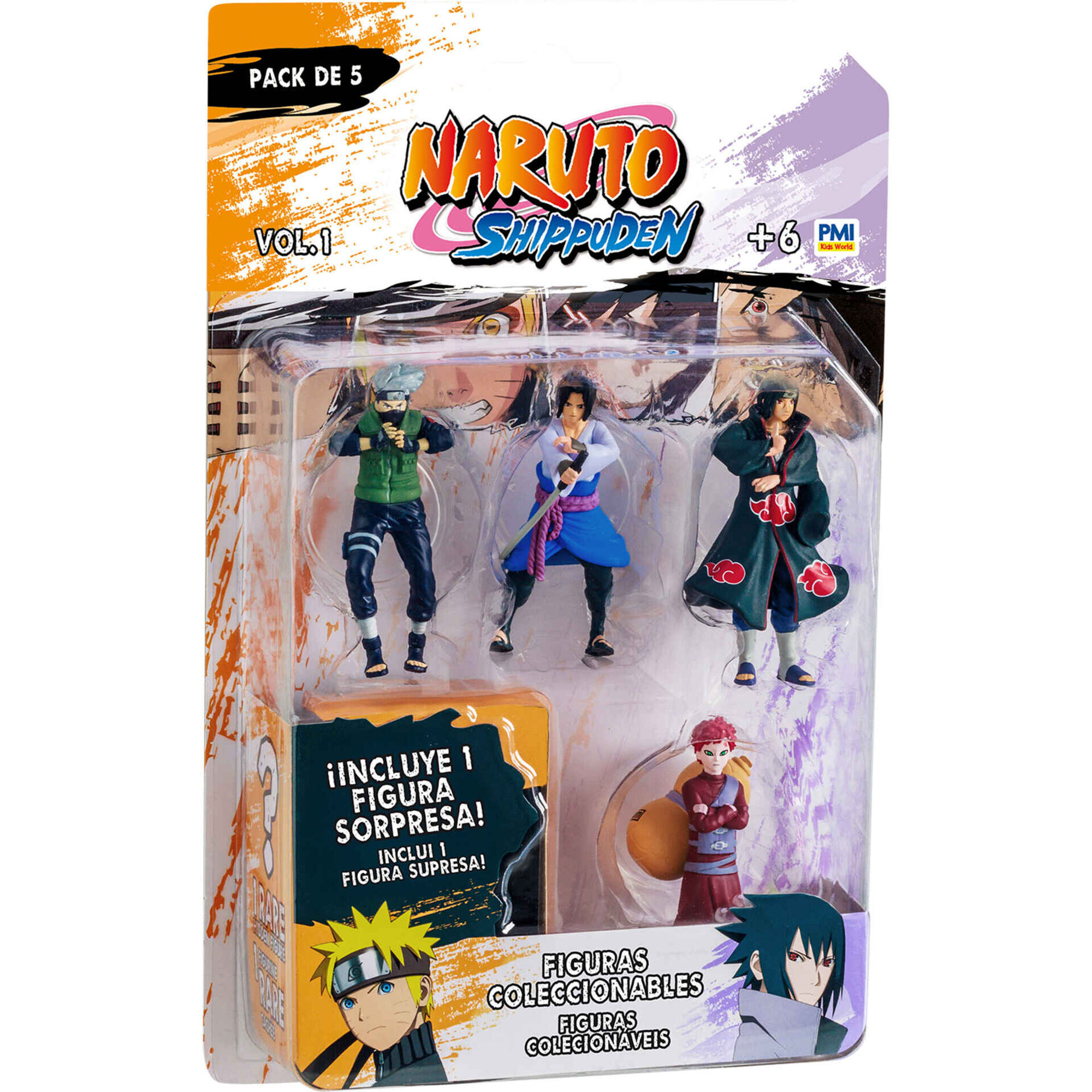 Naruto - Pack 5 Figuras