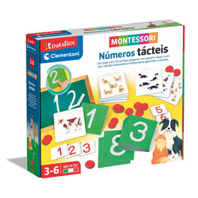 Clementoni - Jogo Montessori N&uacute;meros T&aacute;cteis