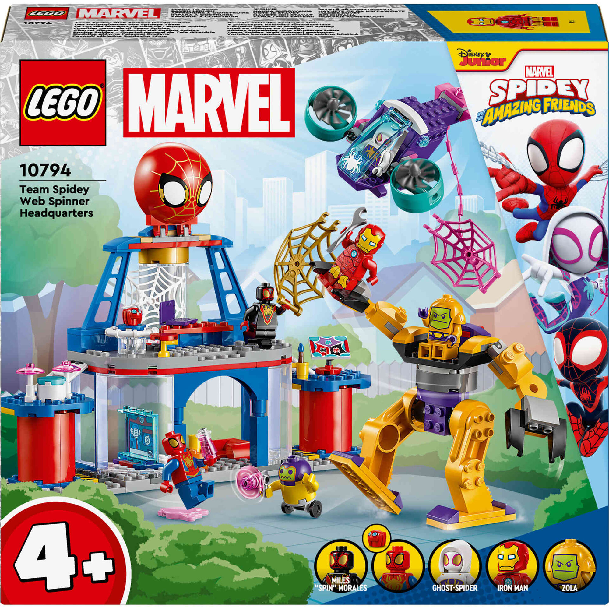 Equipa Spidey: Quartel-general da Teia Giratória - 10794