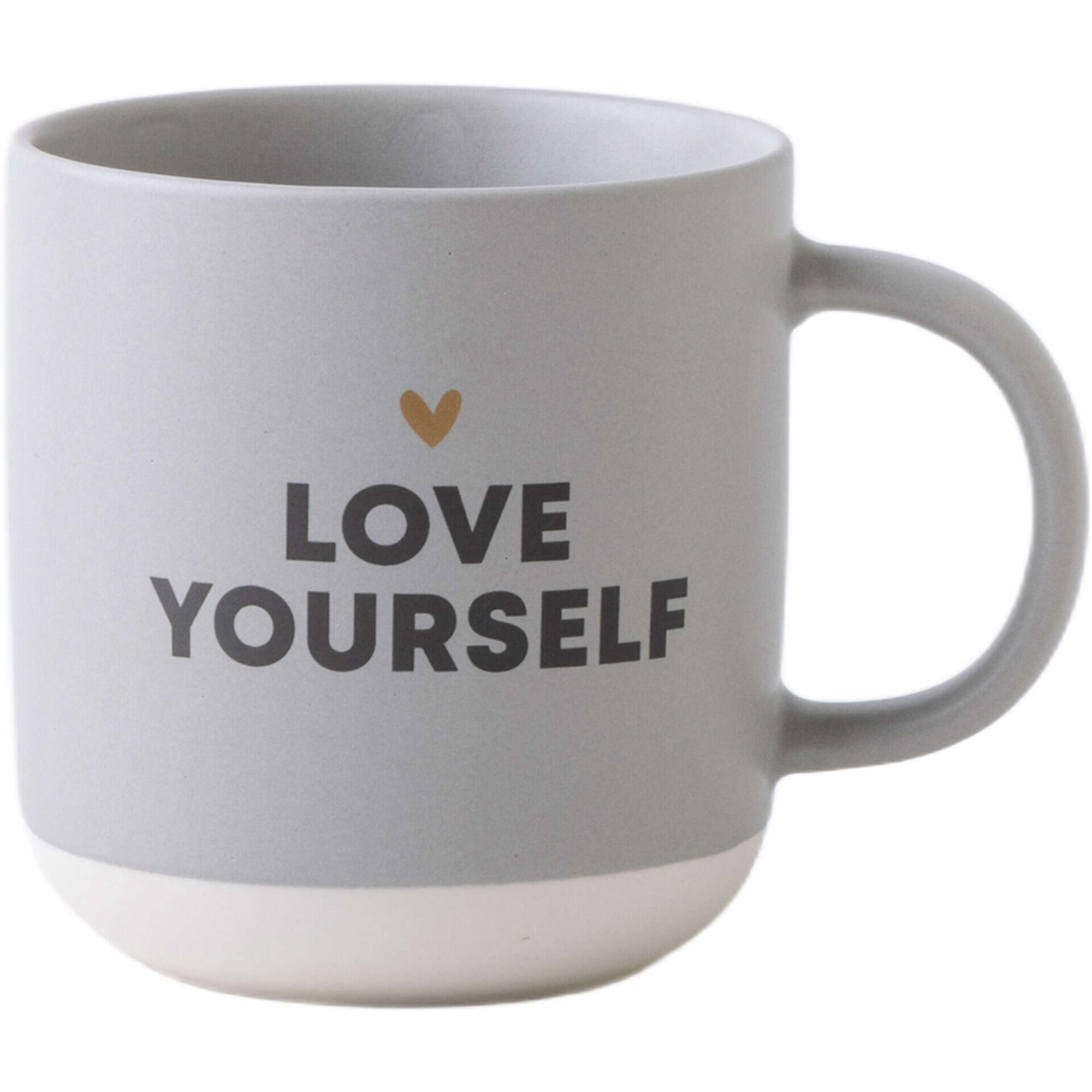 Caneca 365ml Cinza Love Yourself