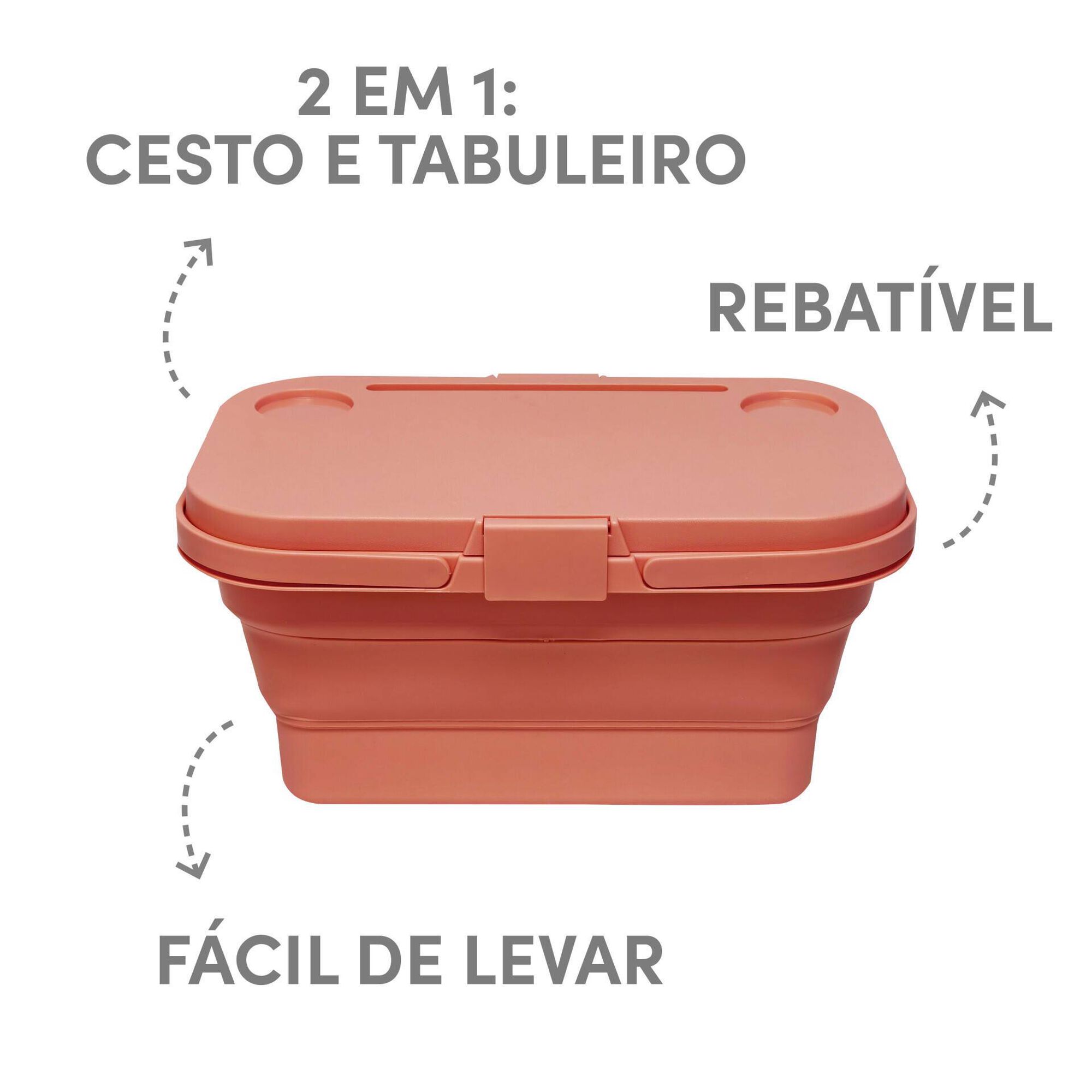 Cesto de Piquenique Salm&atilde;o Kasa