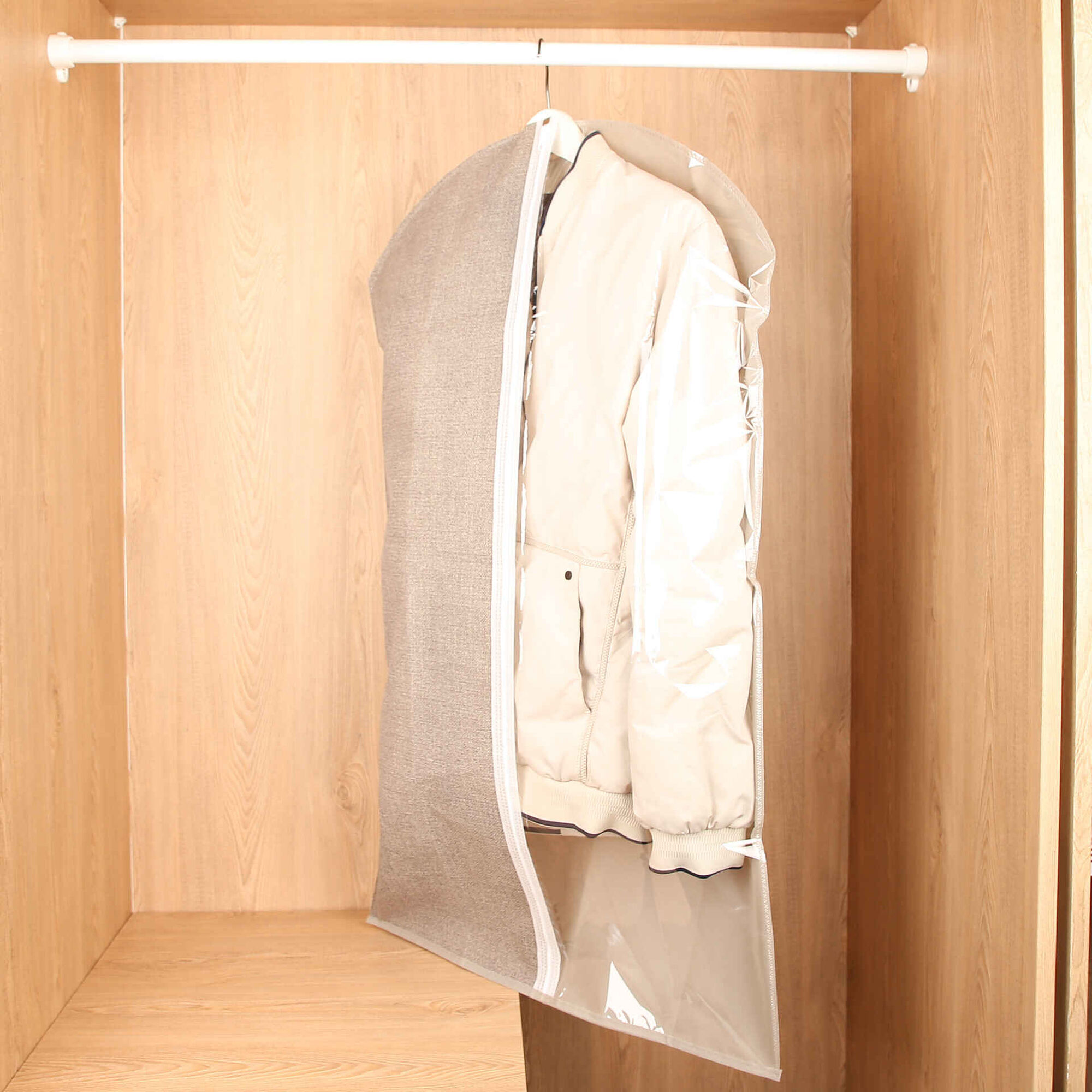 Porta-Fatos Curto Bege