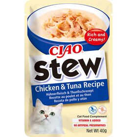 Snack para Gato L&iacute;quido Frango e Atum Ciao