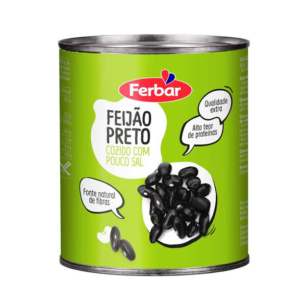 Feijão Preto Cozido Ferbar