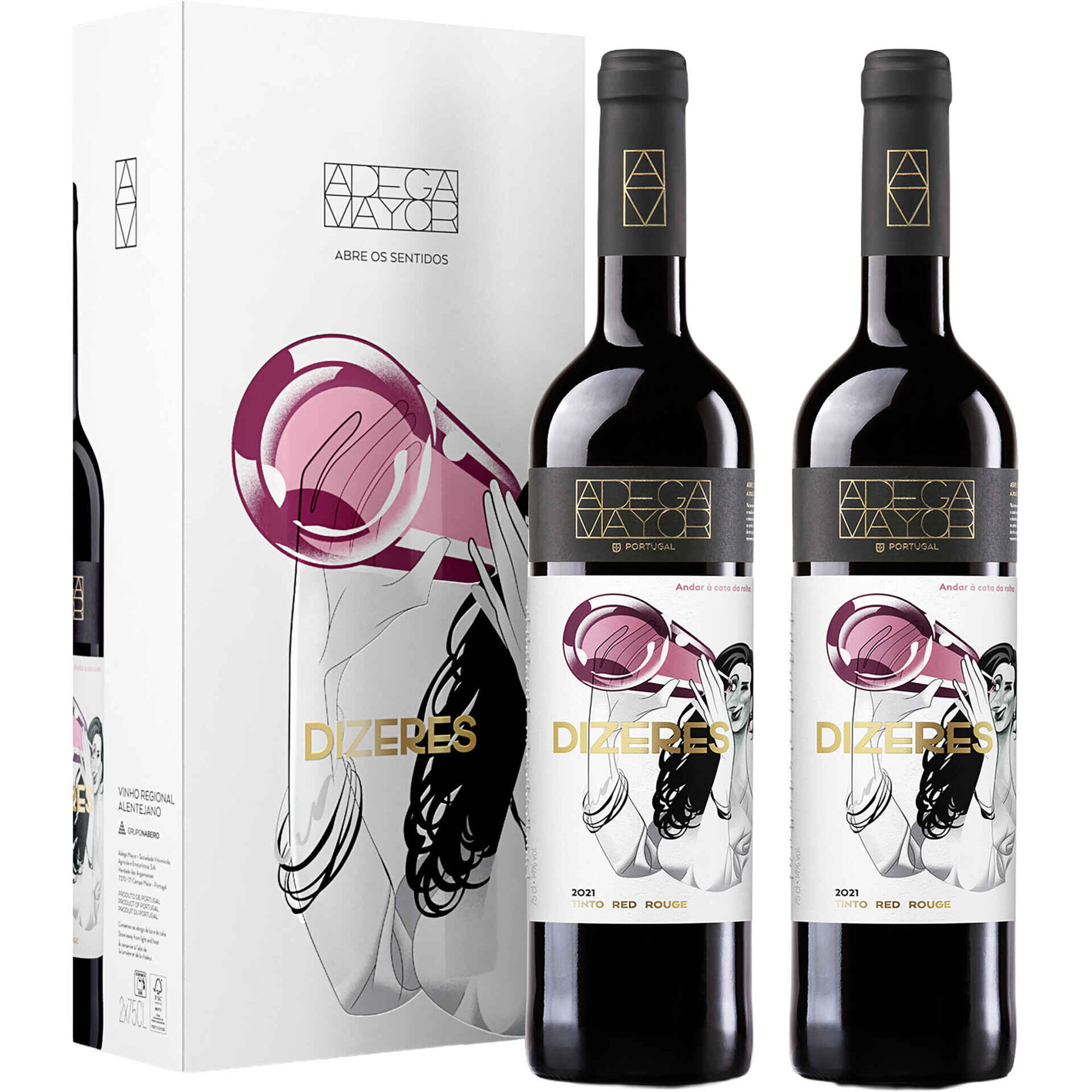 Dizeres Adega Mayor Alentejano Vinho Tinto Conjunto