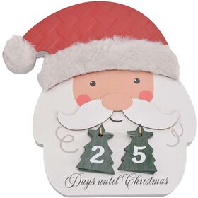 Calend&aacute;rio de Madeira Pai Natal Kasa