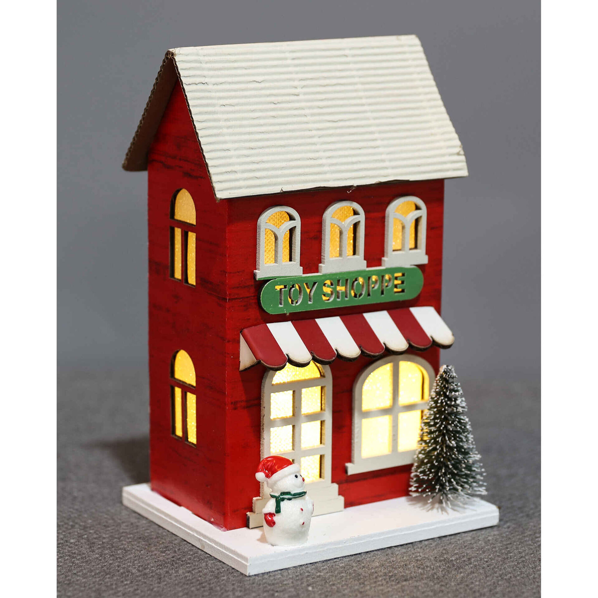 Loja de Brinquedos Vermelha com Luz