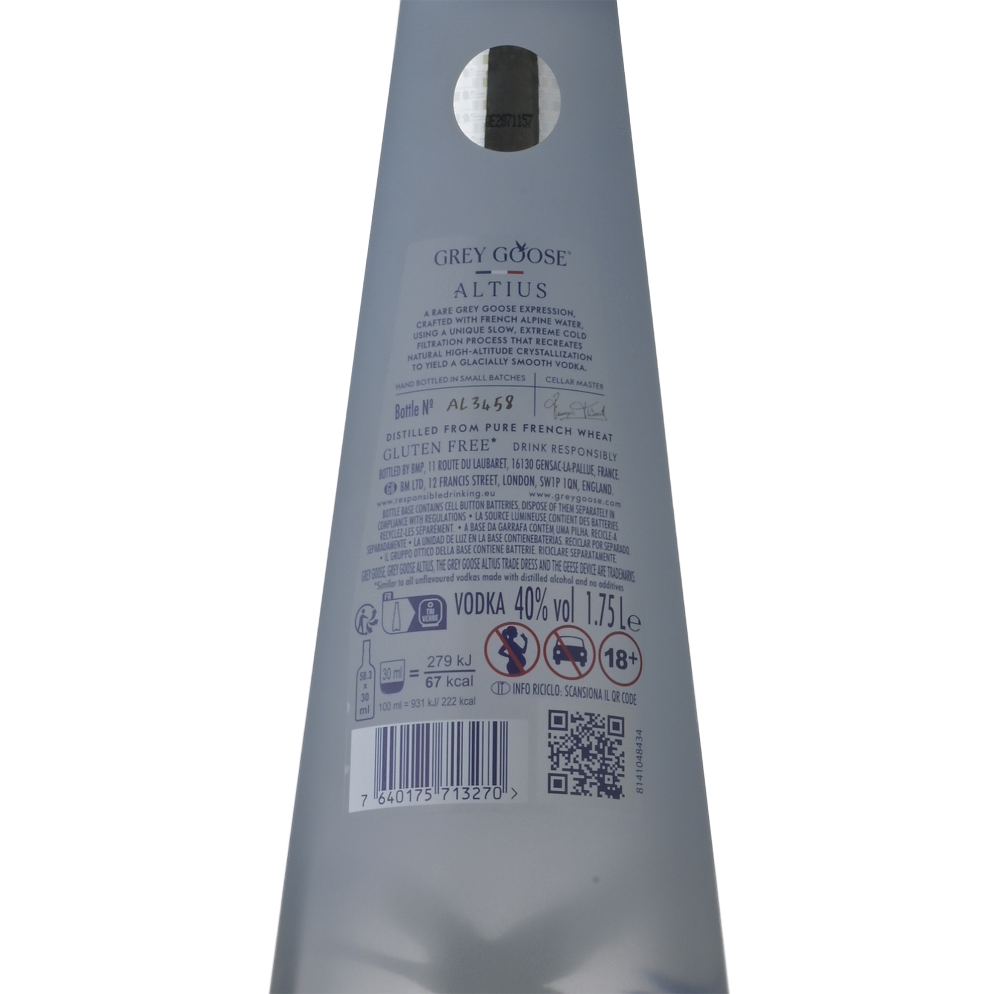 Grey Goose Vodka Altius