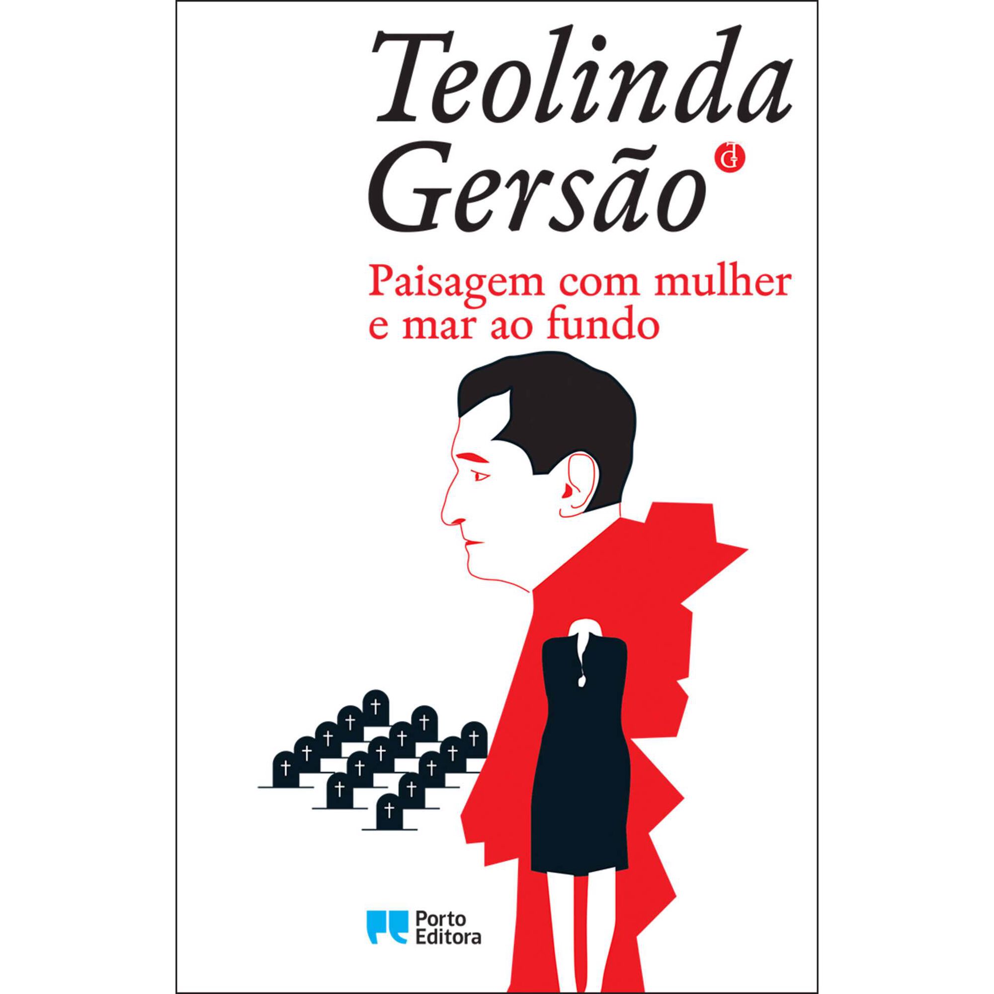 Paisagem com mulher e mar ao fundo de Teolinda Gers&atilde;o