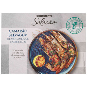 Camarão Selvagem de Moçambique 10/20 Ultracongelado