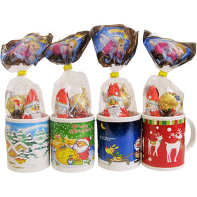 Fantasia de Chocolate de Leite Caneca de Natal