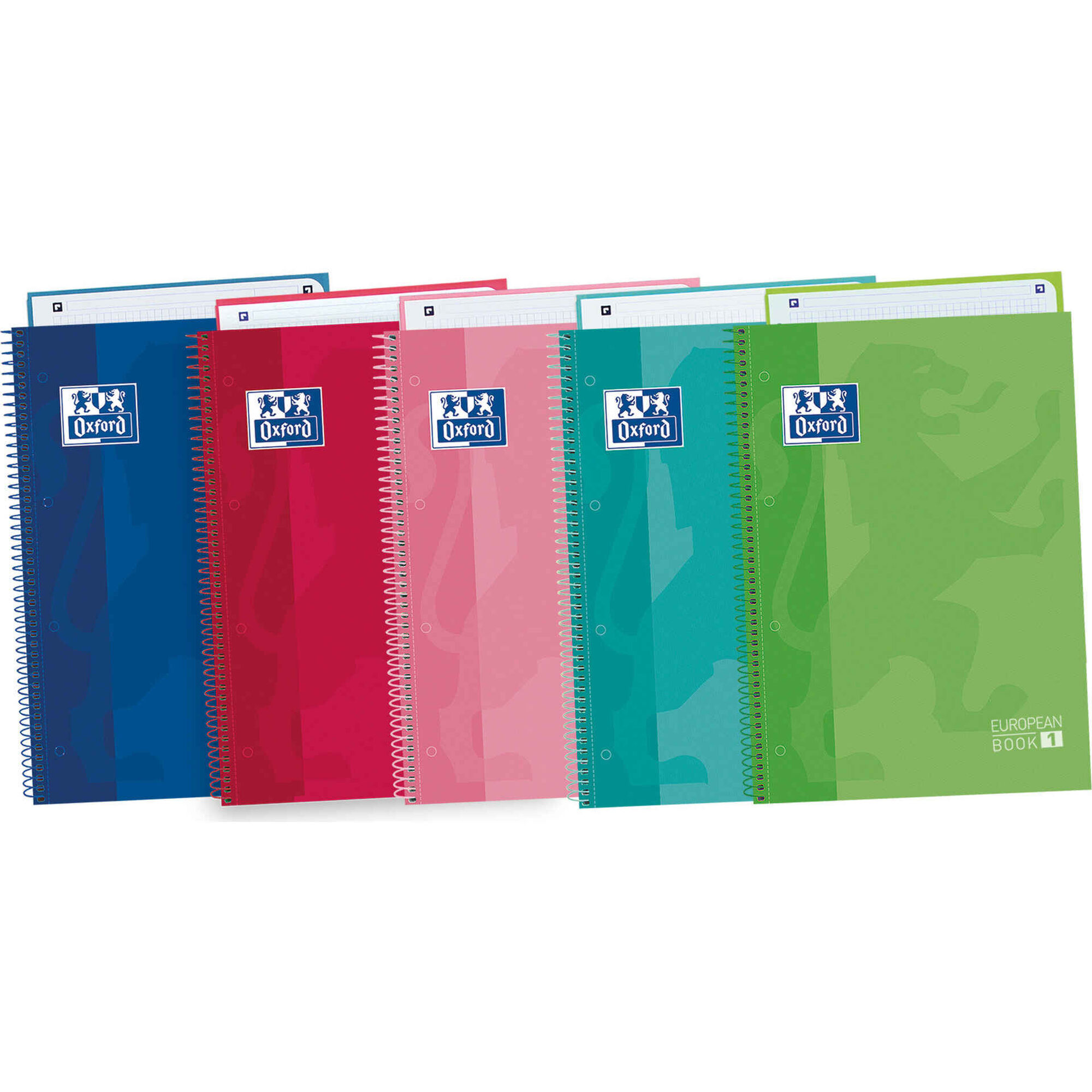 Caderno Espiral Europeanbook 1 Classic A4 Pautado (várias cores)