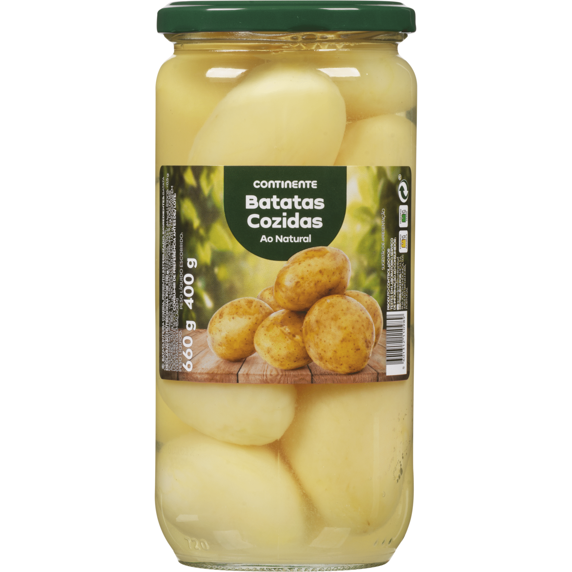 Batata Cozida ao Natural Batata Cozida ao Natural