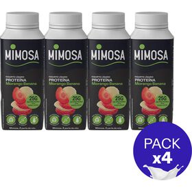 Iogurte Líquido Proteína Morango e Banana Iogurte Líquido Proteína Morango e Banana