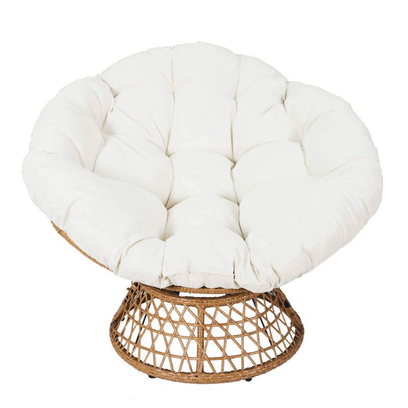 Poltrona Wicker Bege Cancun Kasa