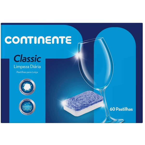 Detergente Máquina Loiça Pastilhas Clássicas Continente