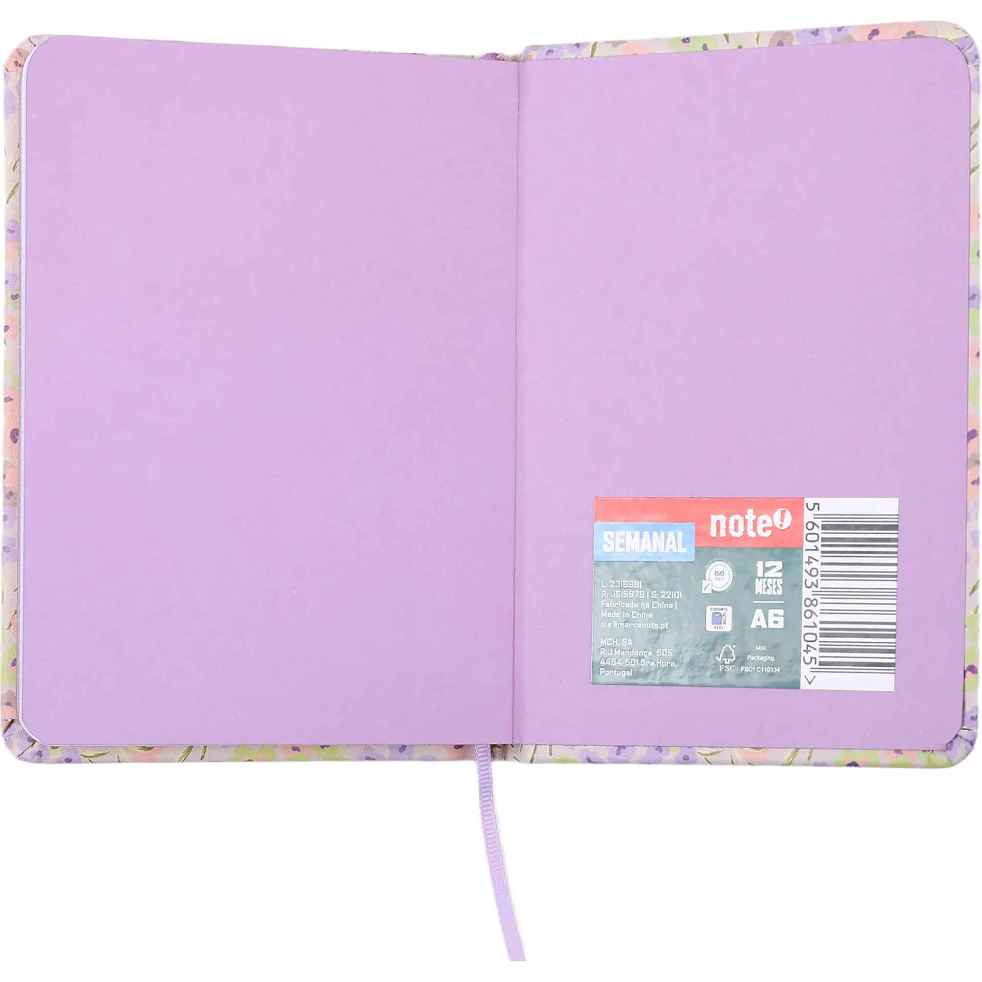 Agenda Semanal 2027 A6 Mini Flowers (v&aacute;rias cores) Note!