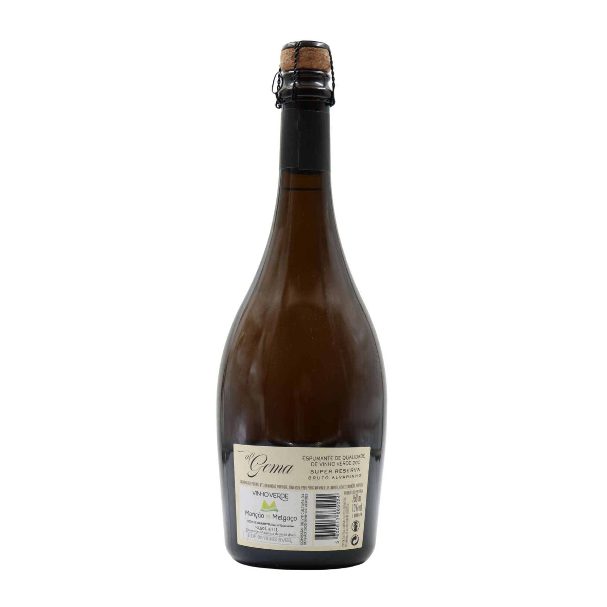 Gema Wines Alvarinho Super Reserva Espumante Vinho Verde Bruto