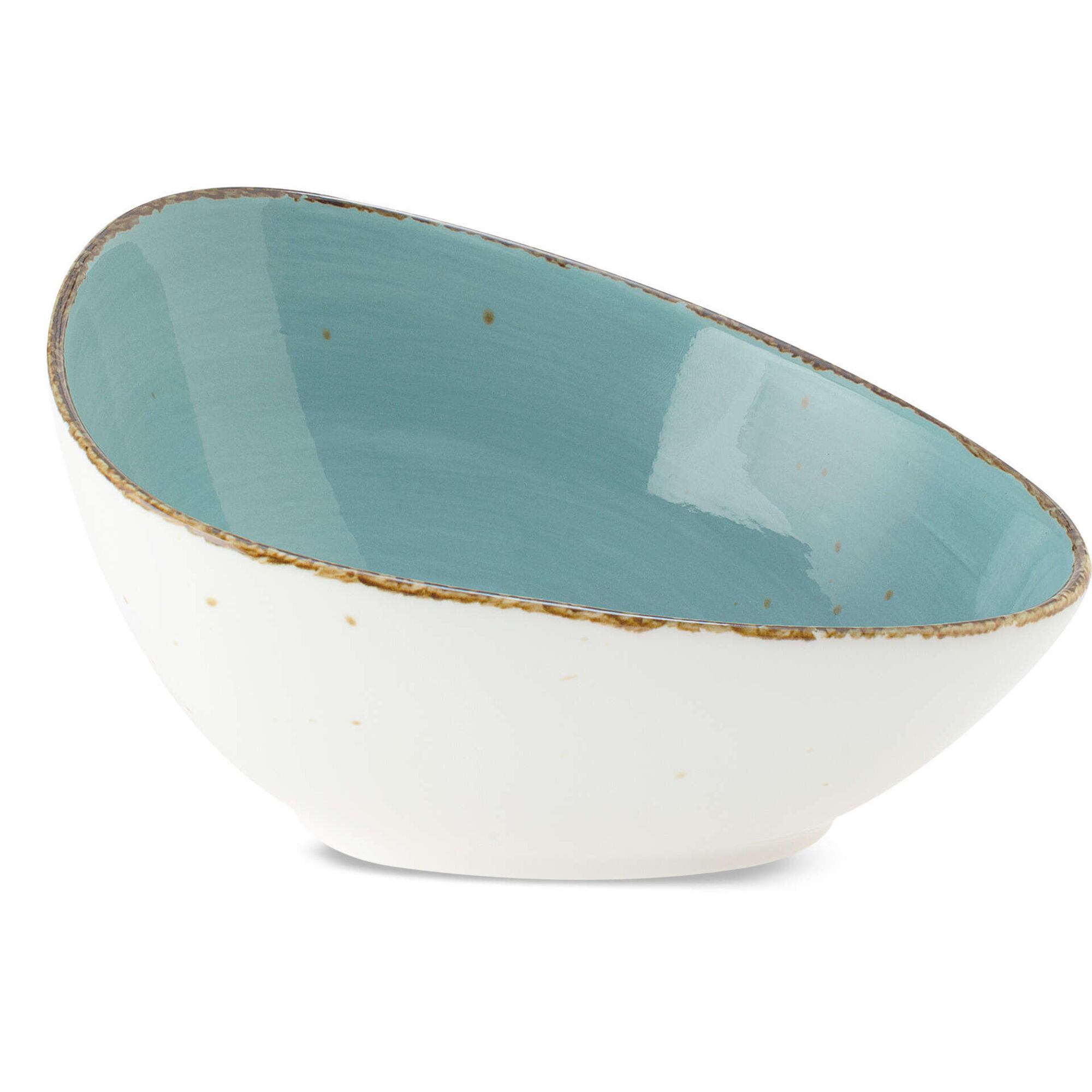 Taça Oval Assimétrica Azul Taça Oval Assimétrica Azul