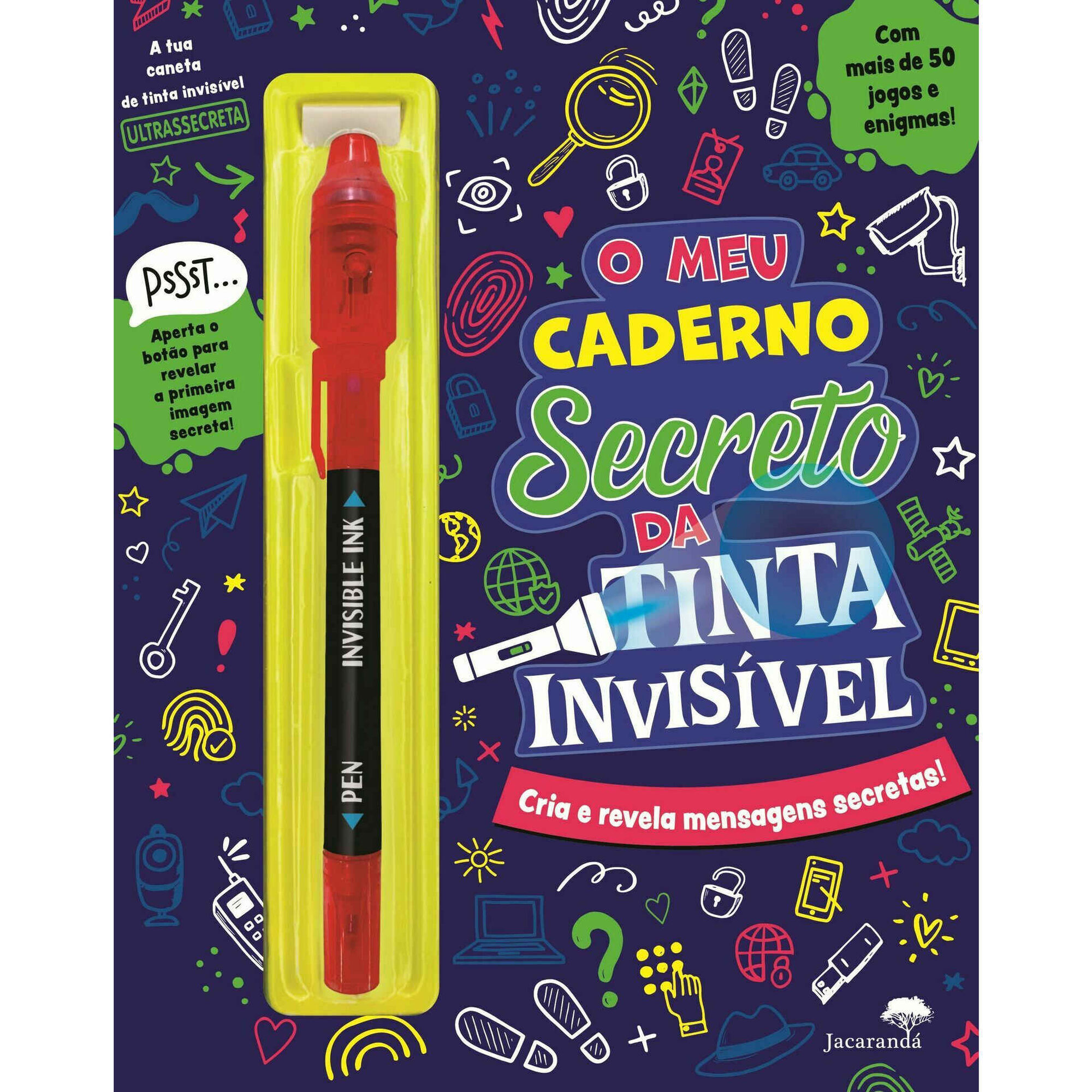O Meu Caderno Secreto da Tinta Invisível O Meu Caderno Secreto da Tinta Invisível