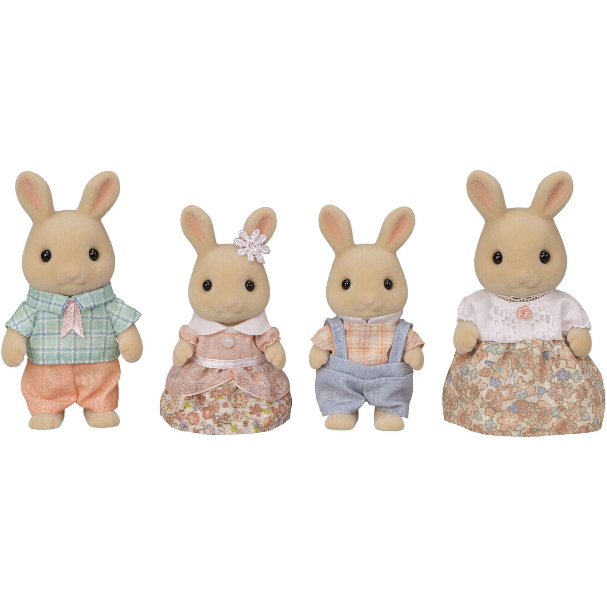Sylvanian Families - Pack Figuras Fam&iacute;lia Coelho Leite