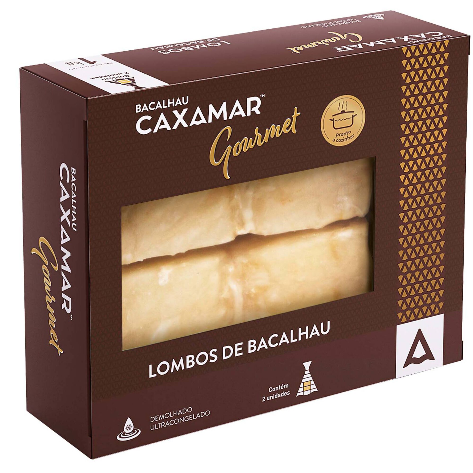 Lombos de Bacalhau Gourmet Congelado Caxamar emb. 1 kg Continente