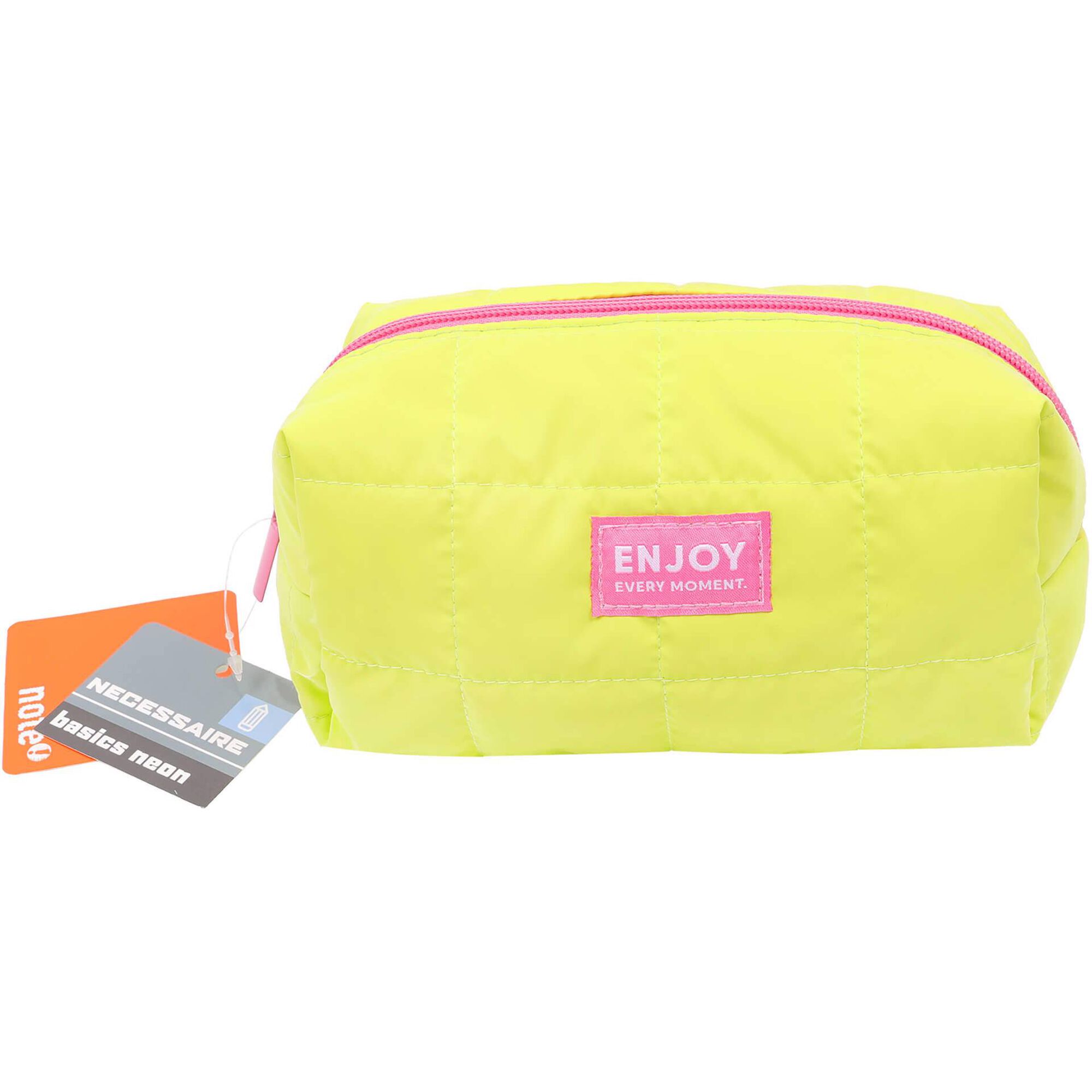 Necessaire Fluffy Neon Amarela Note!
