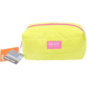Necessaire Fluffy Neon Amarela Note!