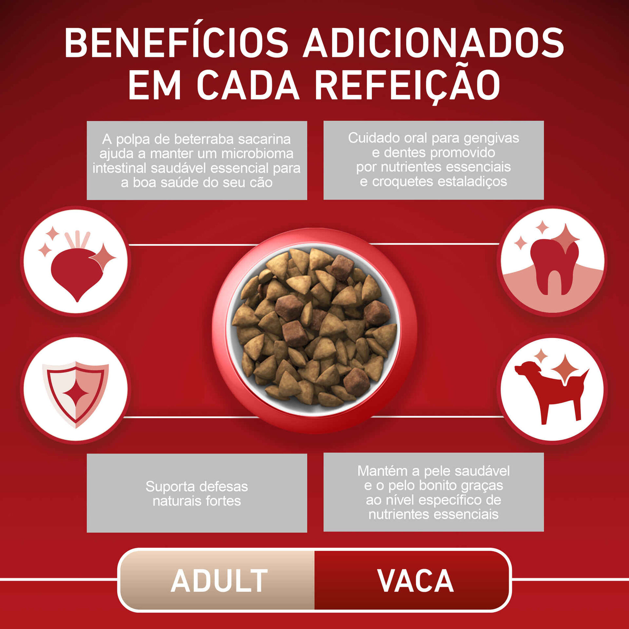 Ração para Cão Adulto Mini Vaca e Arroz