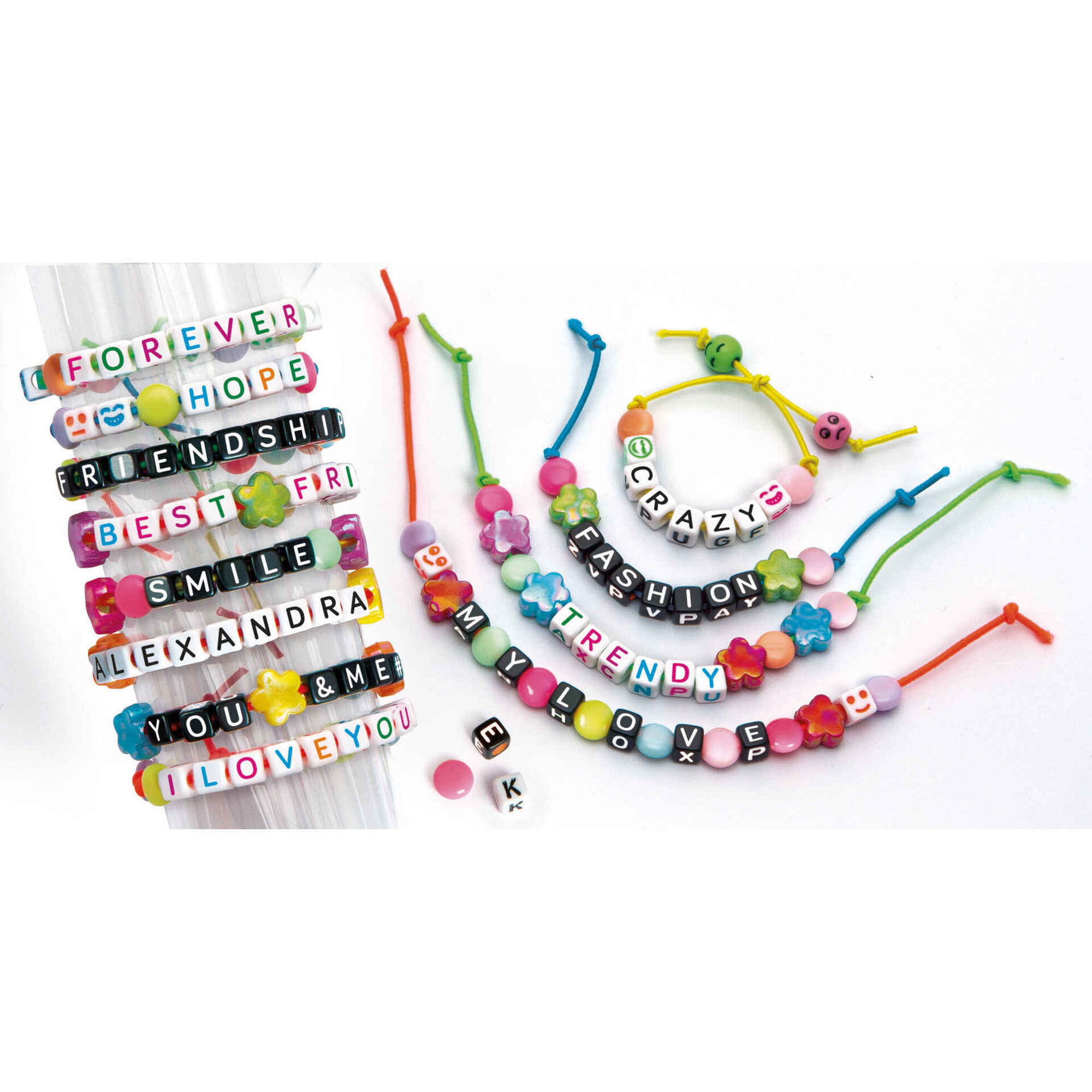 Clementoni - Kit de Pulseiras da Amizade Crazy Chic