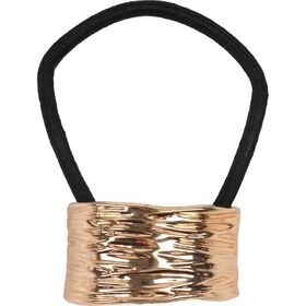 El&aacute;stico de Cabelo Dourado Bazar&atilde;o