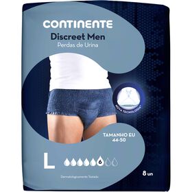 Cuecas Incontinência Discreet L