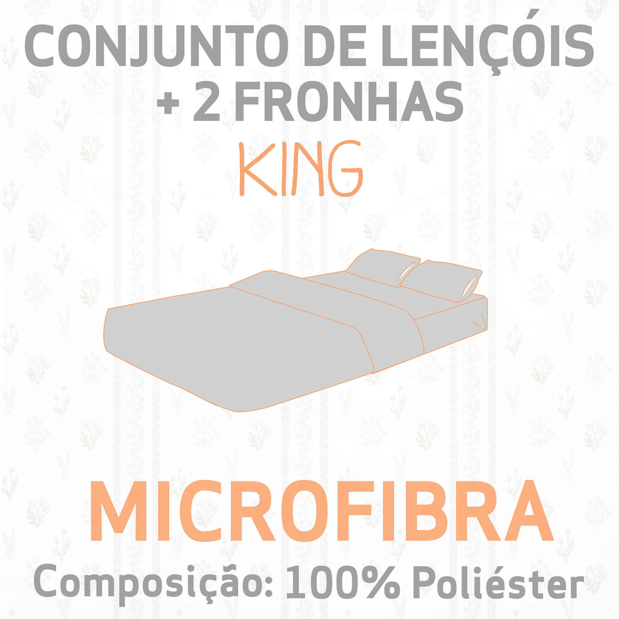 Conjunto Lençóis Microfibra