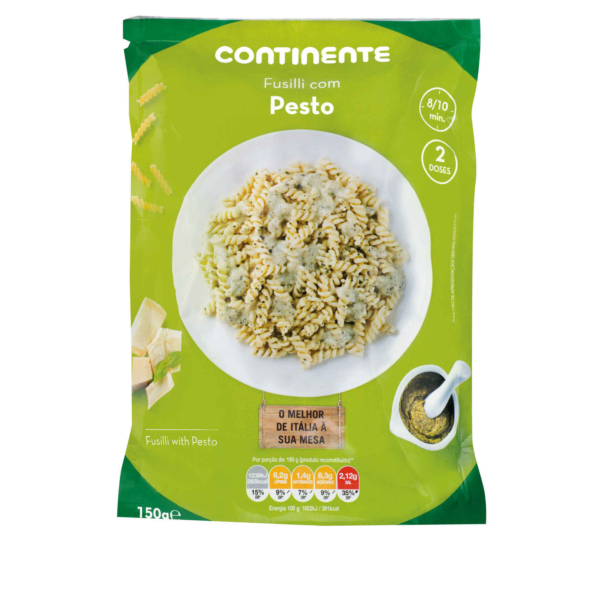 Massa Fusilli com Pesto Massa Fusilli com Pesto