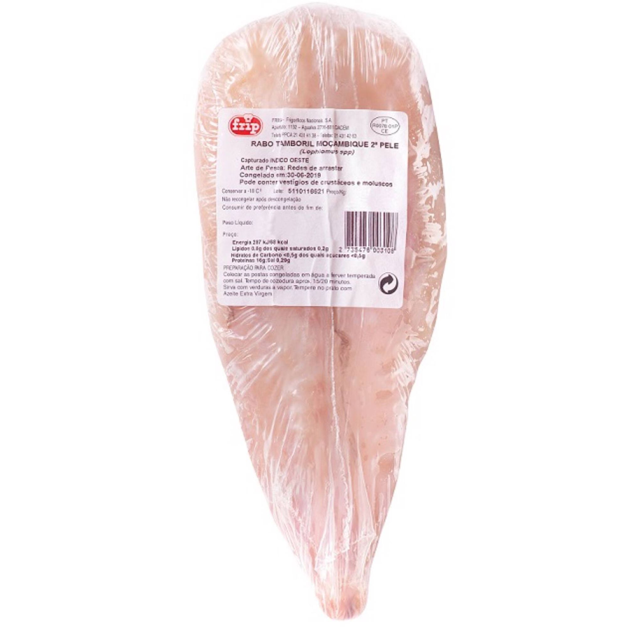 Rabo Tamboril Moçambique Higienizado 2ª Pele Rabo Tamboril Moçambique Higienizado 2ª Pele