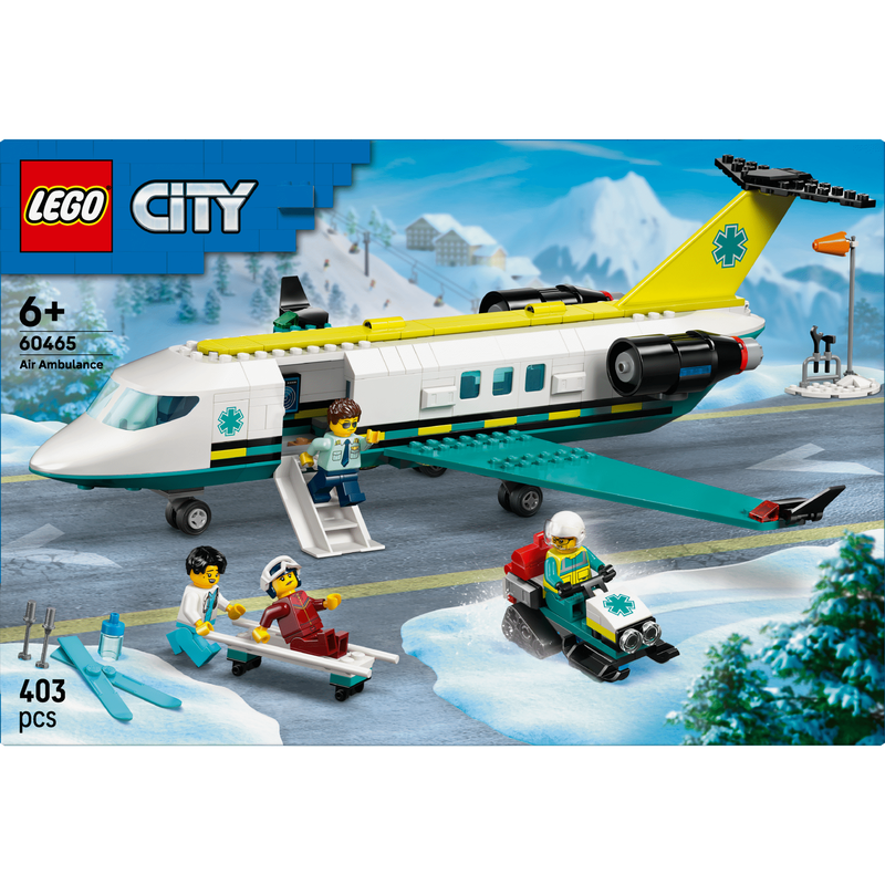LEGO City - Avião de Ambulância Aérea de Emergência - 60465