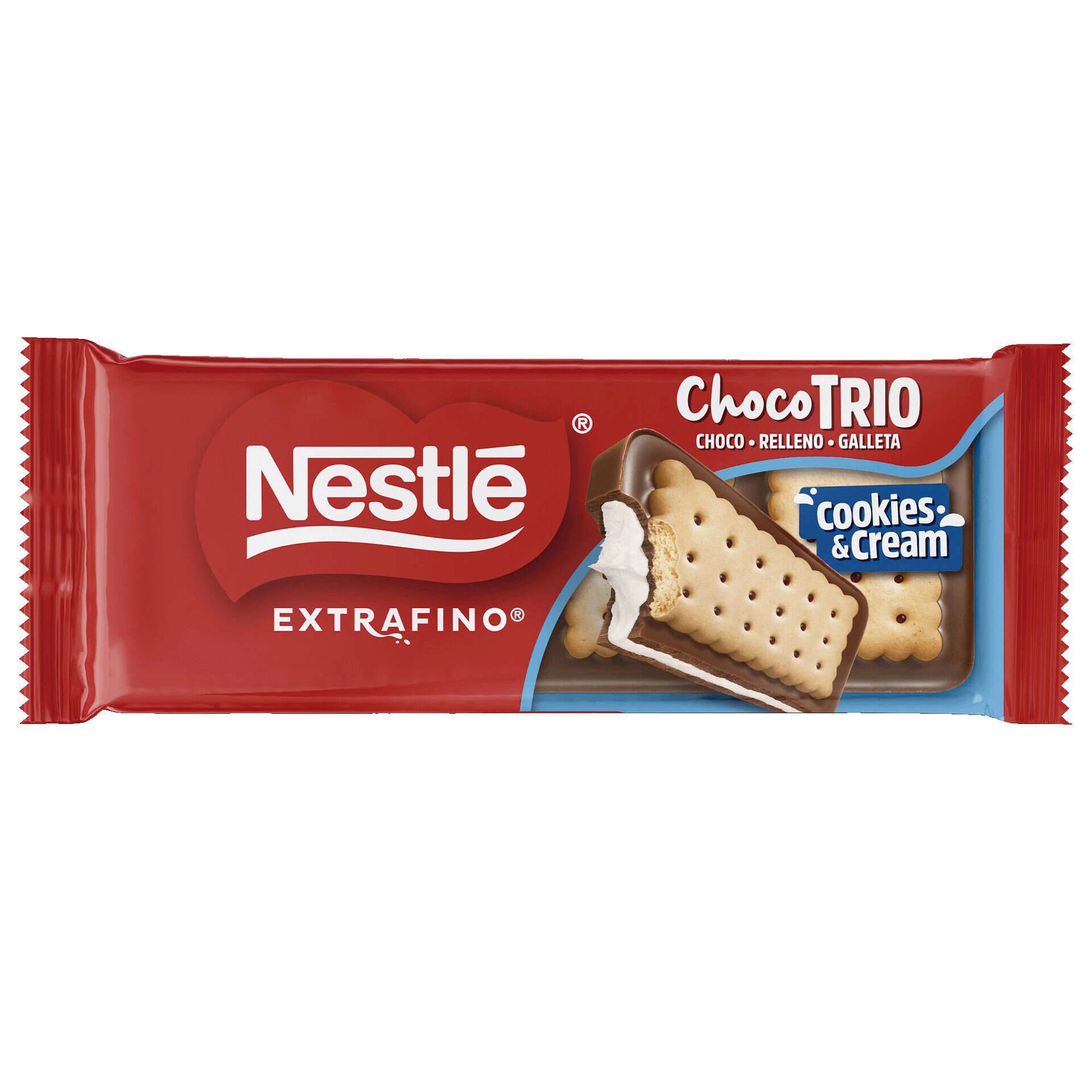 Tablete de Chocolate Chocotrio Cookies & Cream Extrafino Nestl&eacute;