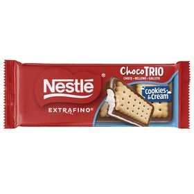 Tablete de Chocolate Chocotrio Cookies & Cream Extrafino Nestl&eacute;
