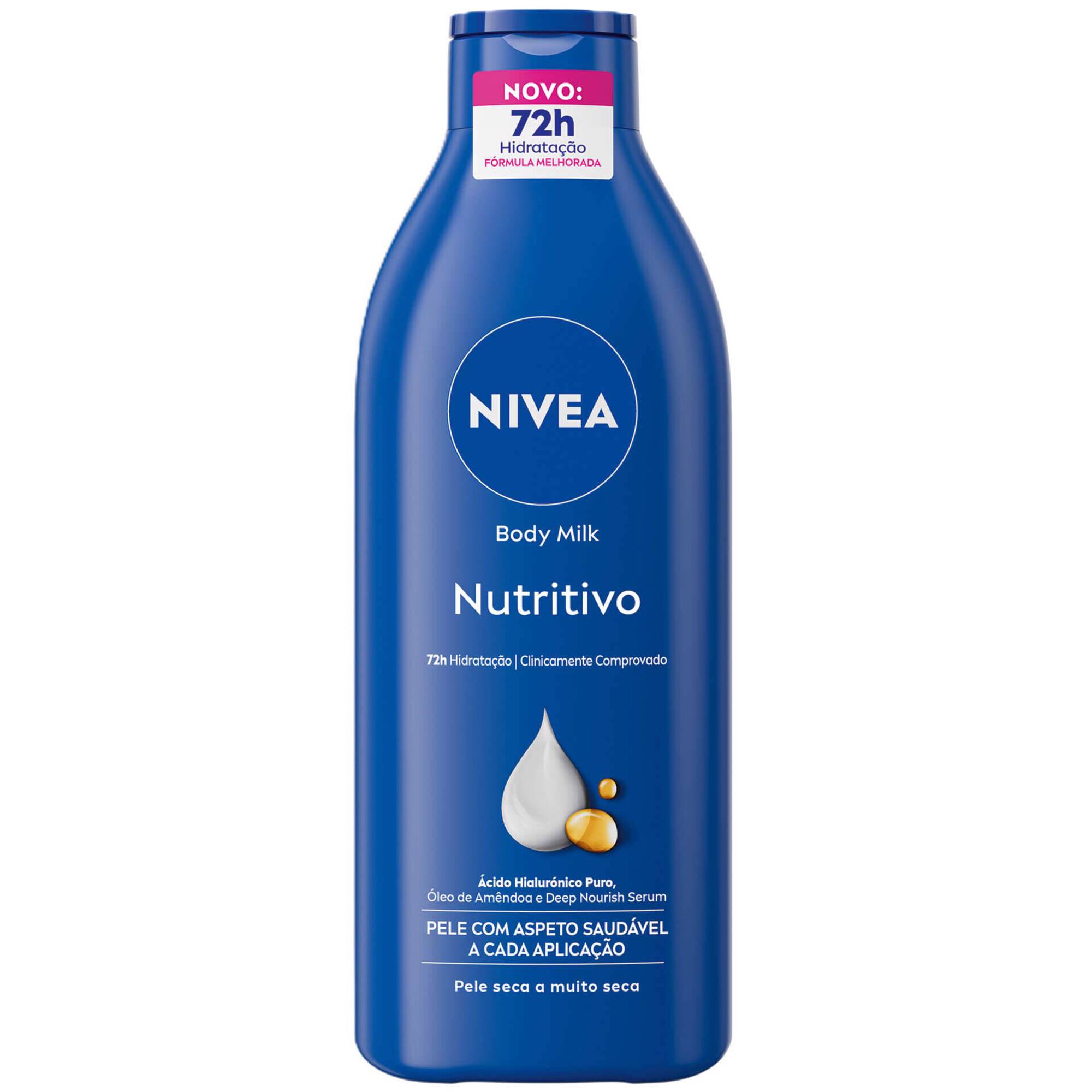 Creme Corpo Body Milk Hidratante Nutritivo Nivea