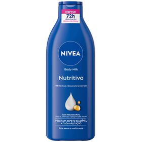 Creme Corpo Body Milk Hidratante Nutritivo Nivea