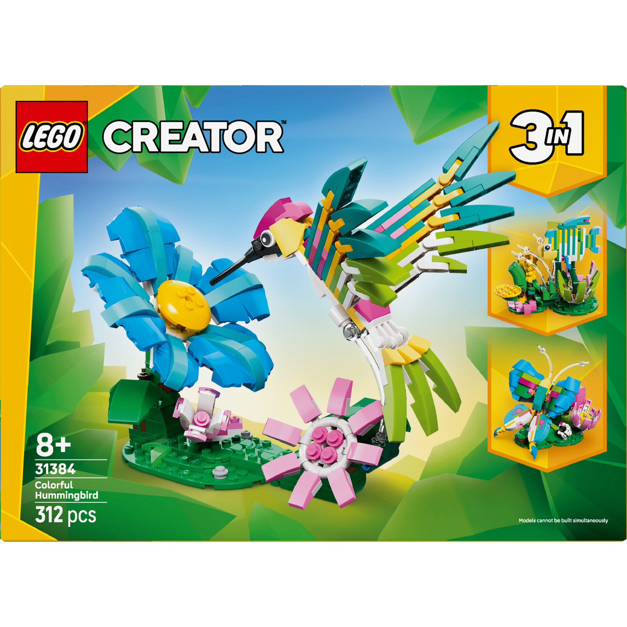 Animais Selvagens: Beija-flor Colorido - 31384