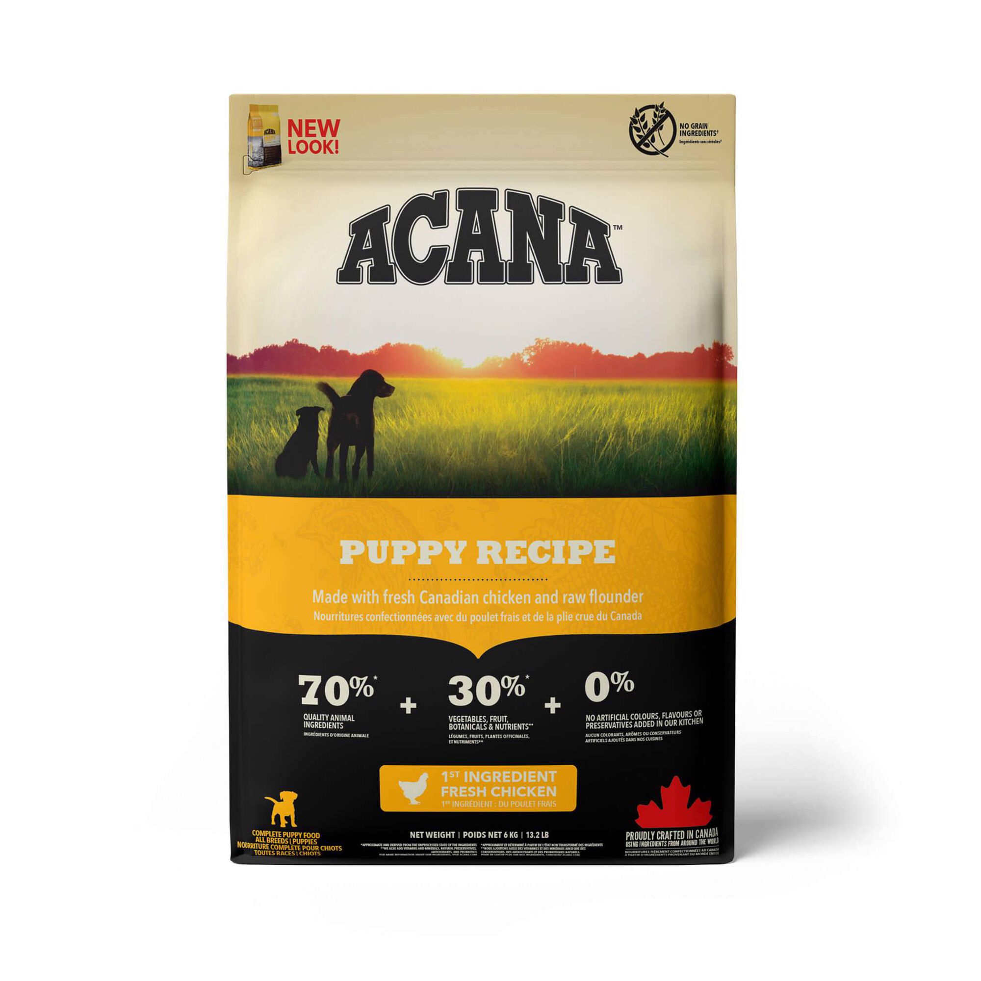 Ra&ccedil;&atilde;o para C&atilde;o J&uacute;nior Recipe Acana