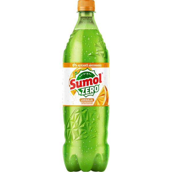 Refrigerante com Gás Laranja sem Açúcar Sumol