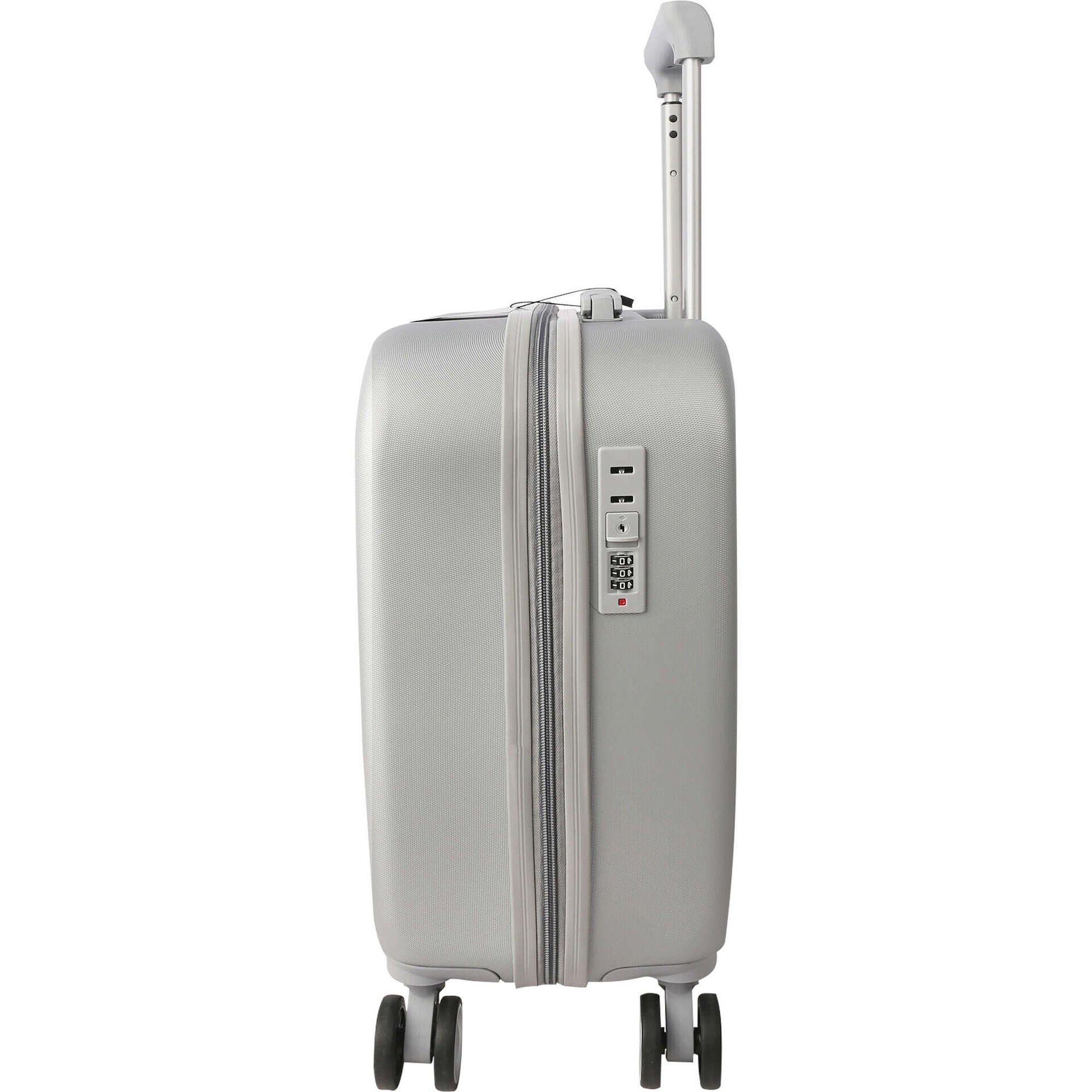 Trolley de Cabine de Viagem Abs Cinza 52 Bazar&atilde;o