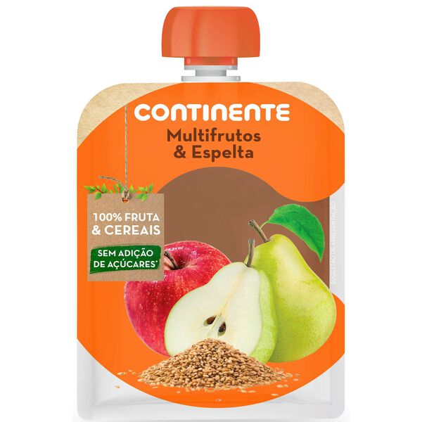 Saqueta de Fruta Multifrutos e Espelta +8M Continente