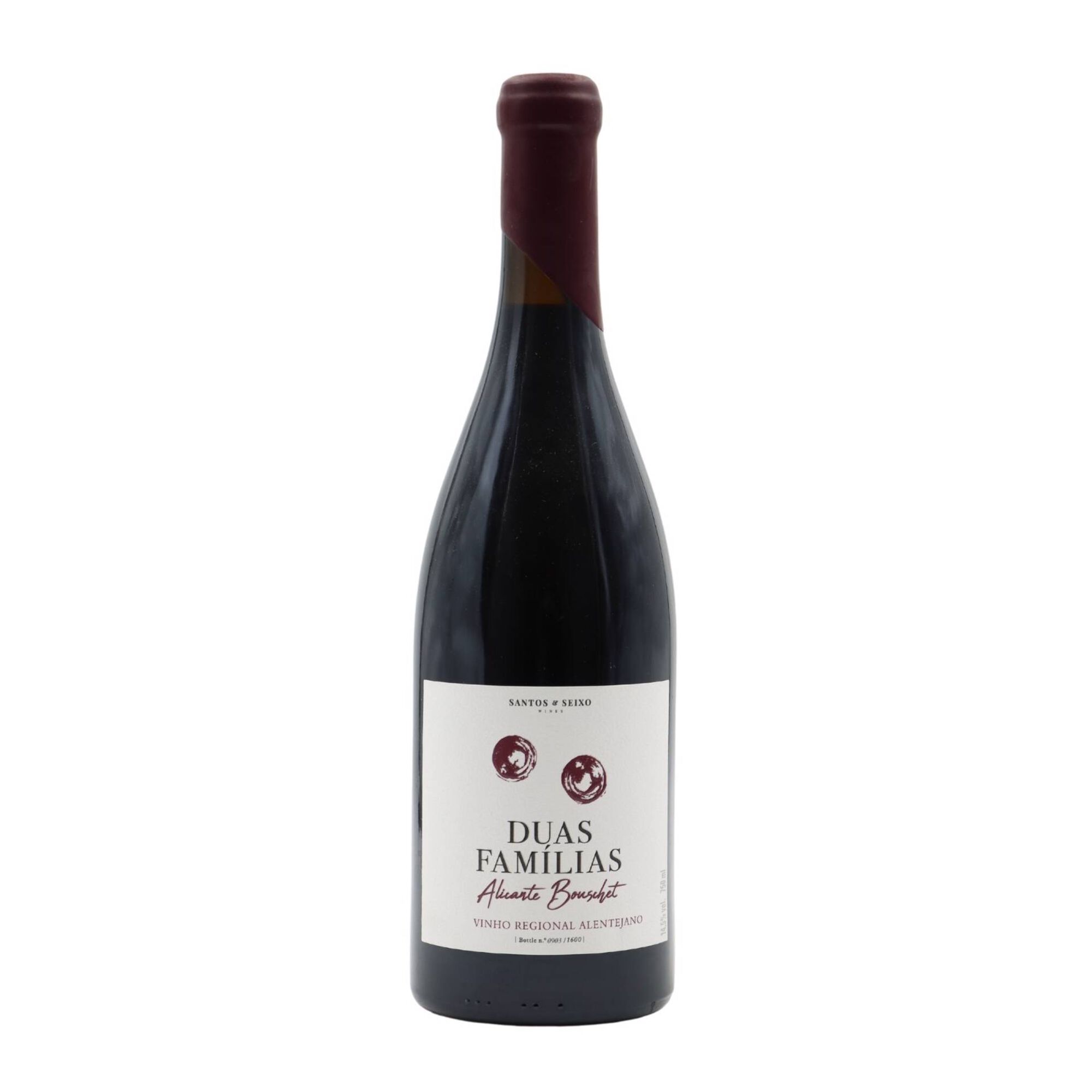 Santos E Seixo Duas Familias Alicante Bouschet Alentejano Vinho Tinto