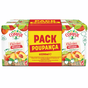Néctar Pêssego Compal Clássico
